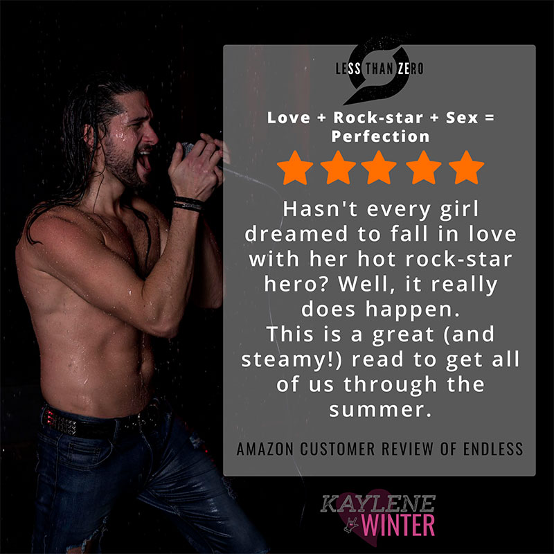 Hasn't every girl dreamed to fall in love with her hot rock-star hero? Well, it really does happen. This is a great (and steamy!) read to get all of us through the summer. - Amazon Customer Review