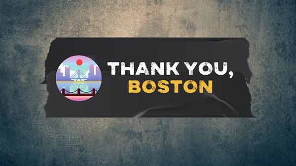 THANK YOU BOSTON
